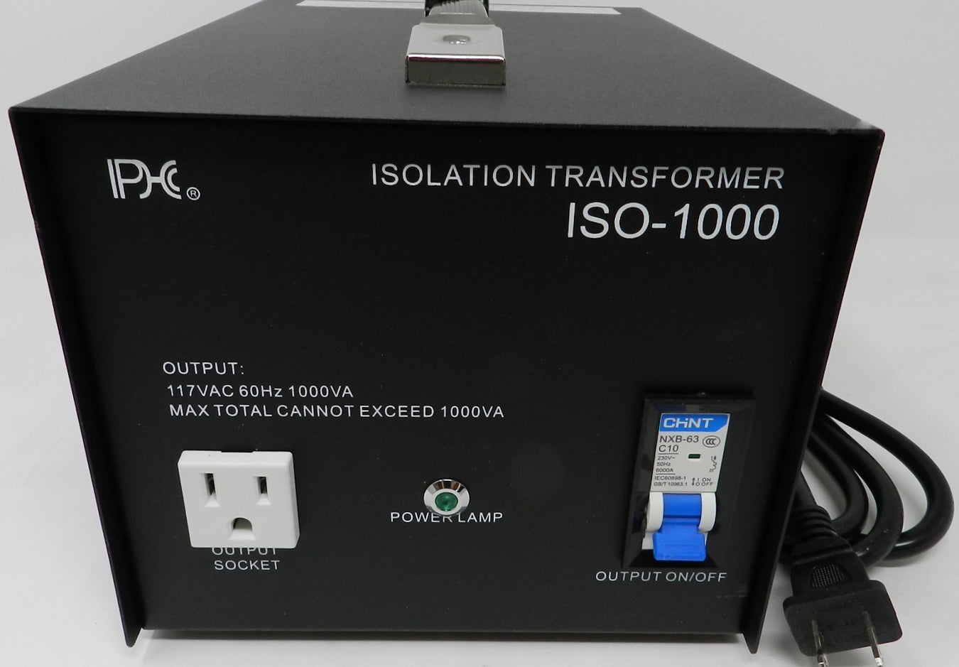 ISO-1000 isolation 1000VA; input 117VAC