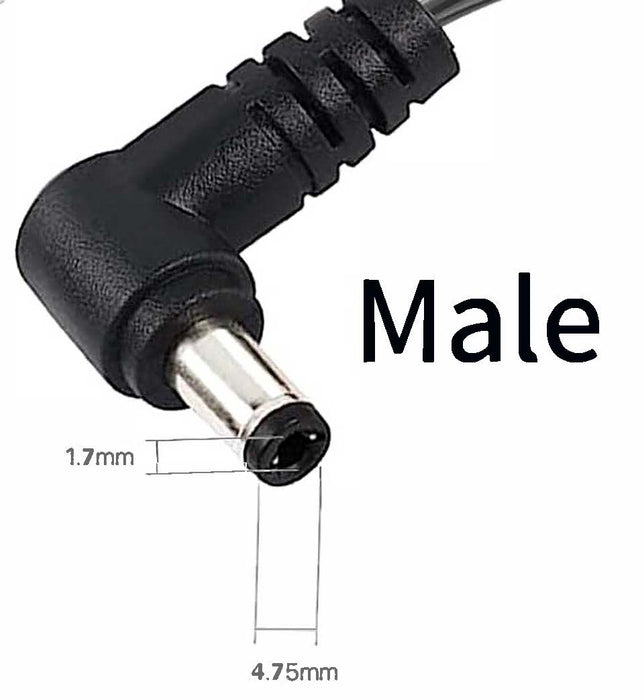 AC-DC Linear Power Supply 9V DC @ 200mA; 1.7 x 4.7mm (+) center polarity - AC-DC PowerShack