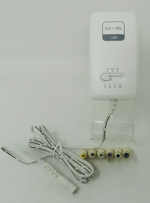 AC-DC Universal Selectable Power Adapter Multi Voltage Output: 3VDC-15VDC @ 1000mA; Part # PHC-1000K - 2731121