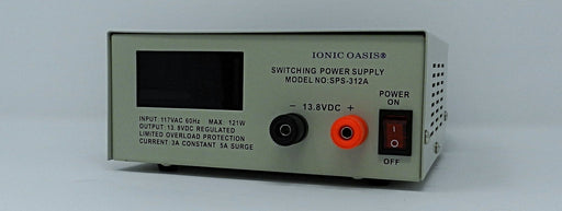 13.8VDC @ 5A DC Regulated Switching Power Supply; LED Volt Meter; Part # SPS-312A - AC-DC PowerShack
