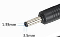 DC Barrel Plug Adapter to 1.3 x 3.5mm plug from 2.1 x 5.5mm - AC-DC PowerShack