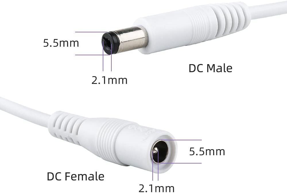 DC Power Extension Cable 2.1 x 5.5mm