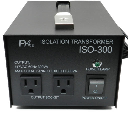 300VA Isolation Transformer, 117VAC to 117VAC - AC-DC PowerShack
