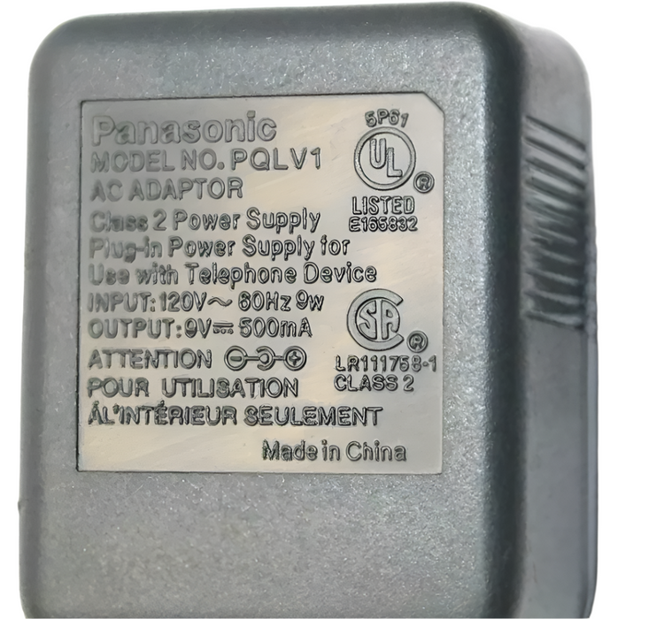 AC-DC Linear Power Supply 9V DC @ 500mA; 2.1 x 5.5mm NEGATIVE center polarity