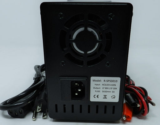 0~30VDC @ 0~10A DC Regulated Switching Power Supply (Dual Adjustable) - AC-DC PowerShack