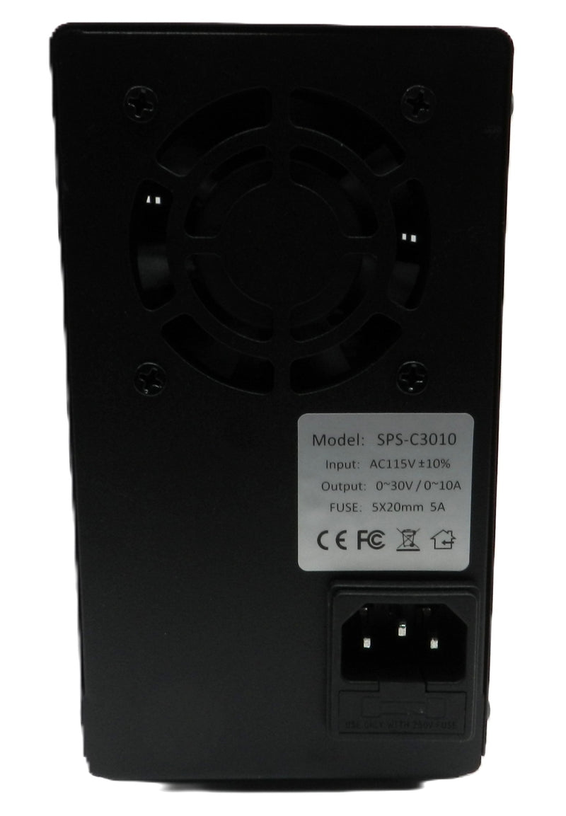 0~30VDC @ 0~10A Dual Adjustable Regulated Switching Power Supply - AC-DC PowerShack