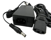 AC-DC Switching Regulated Power Supply 24V DC @ 2500mA; 2.1 x 5.5mm (+) center polarity - AC-DC PowerShack