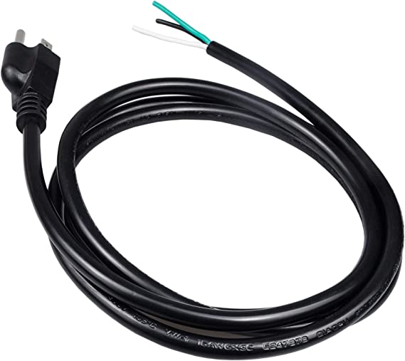 6ft 18/3 Prong Replacement Power Supply Cord Pigtail, Part # 3/18AWG - AC-DC PowerShack