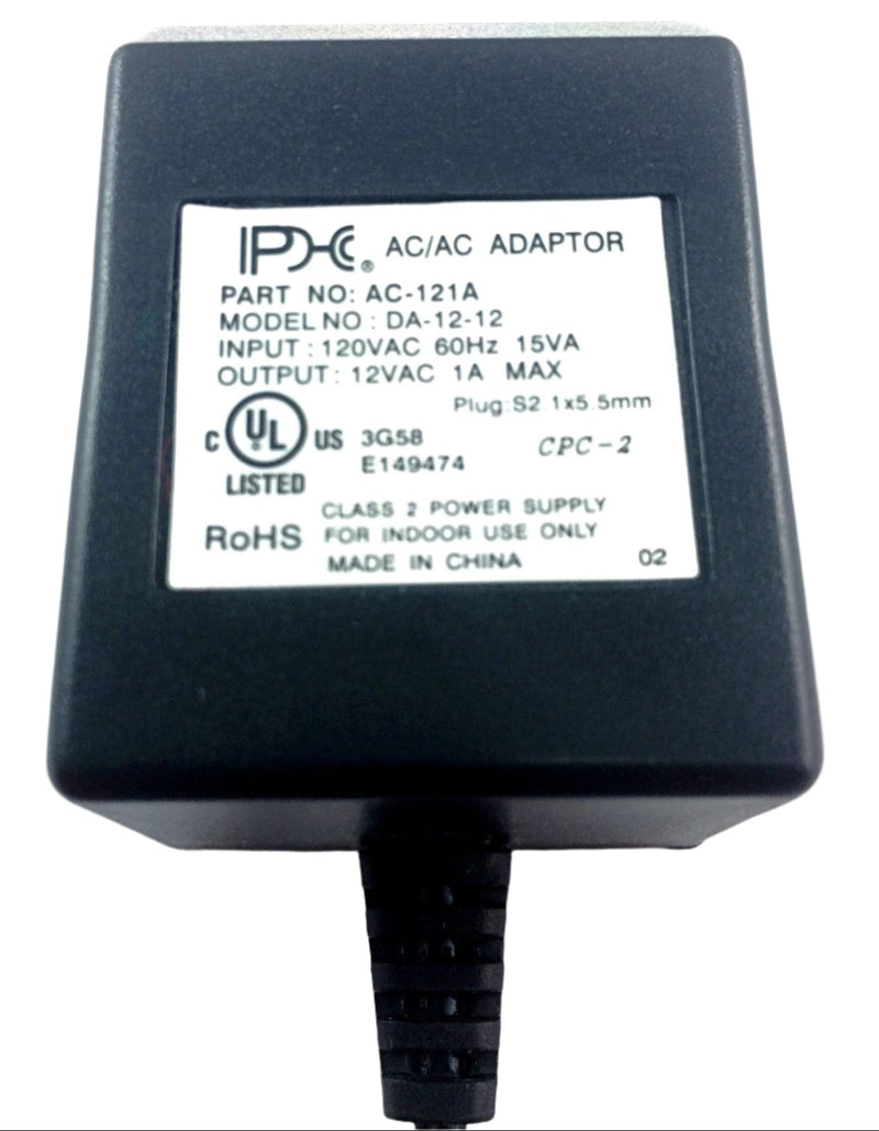 12V Trafo 12VA / 12W – AC/AC IP44 1000mA (Kerry Electronics Kez0112) – Typ F Stecker