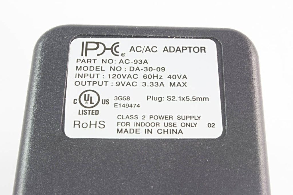 TAMIYA TRF AC Power Supply 本体　安定化電源 AC-AC Power Supply 9V AC @ 3330mA; 2.1 x 5.5mm | AC/AC Power