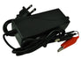 Floating-Smart Charger 24VDC @ 1200mA; Alligator Clips; Part # FC-2412GT - AC-DC PowerShack