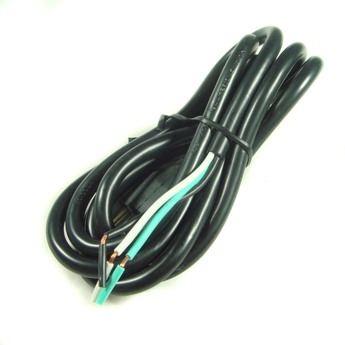 10ft 18/3 Prong Replacement Power Supply Cord Pigtail, Part # 3/18AWG-10 - AC-DC PowerShack