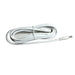 HDCX12W of 12ft 2.1mm x 5.5mm DC Plug Extension Cable, 18 AWG, WHITE - AC-DC PowerShack