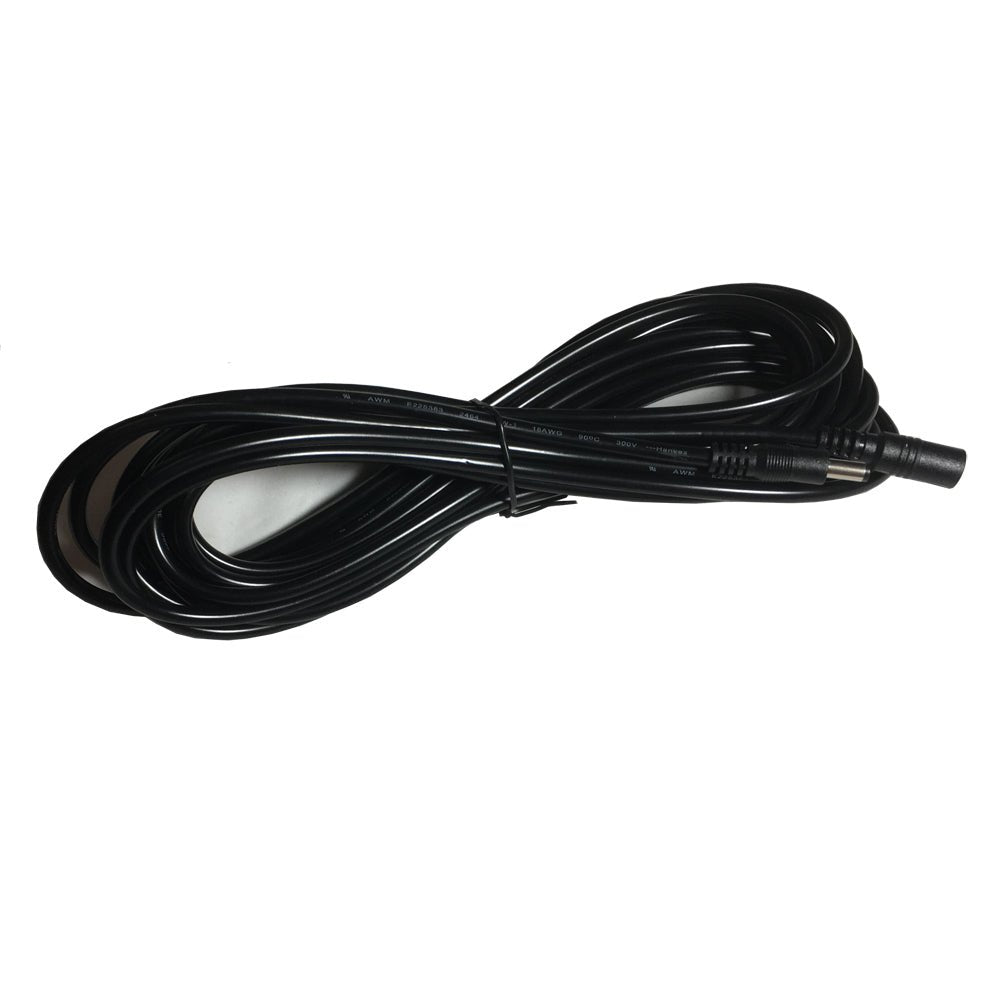 20ft 2.1mm x 5.5mm DC Power Extension Cable, 18 AWG BLACK | DC Cable 18 ...