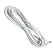 HDCQ20W 20ft 2.1mm x 5.5mm DC Plug Extension Cable, 20 AWG, WHITE - AC-DC PowerShack
