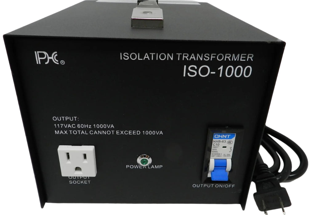 1000VA Isolation Transformer, 117VAC to 117VAC — AC-DC PowerShack