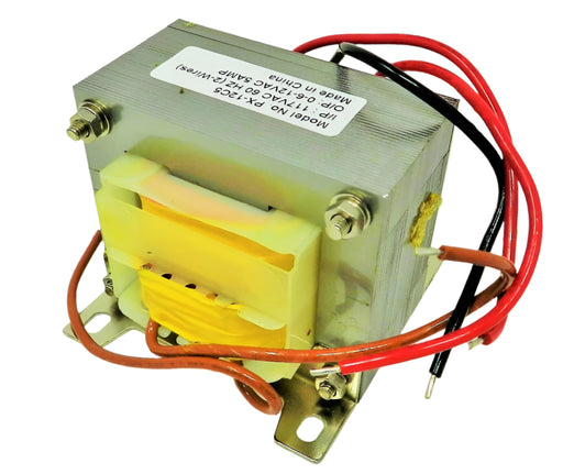 12VCT 12V, 6V Transformer 6V-0-6V CT @ 5A 110VAC to 12VAC 6VAC;  Part #: PX-12C5 - AC-DC PowerShack