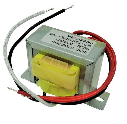 24VCT 24V, 12V Transformer 12V-0-12V CT @ 1A 110VAC to 24VAC 12VAC;  Part #: PX-24C1 - AC-DC PowerShack