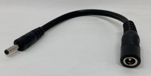 DC Barrel Plug Adapter to 1.3 x 3.5mm plug from 2.1 x 5.5mm; Part #: RC-X1335C1 - AC-DC PowerShack