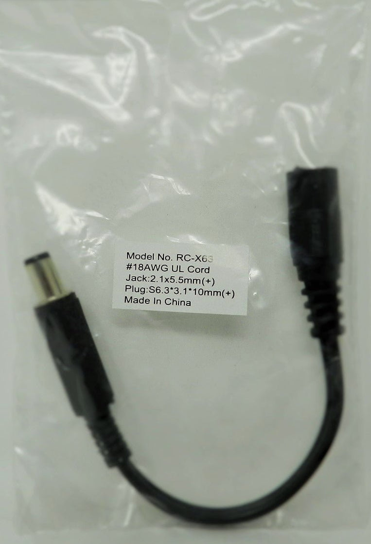 DC Plug Barrel Conversion Adapter or Splitters — AC-DC PowerShack