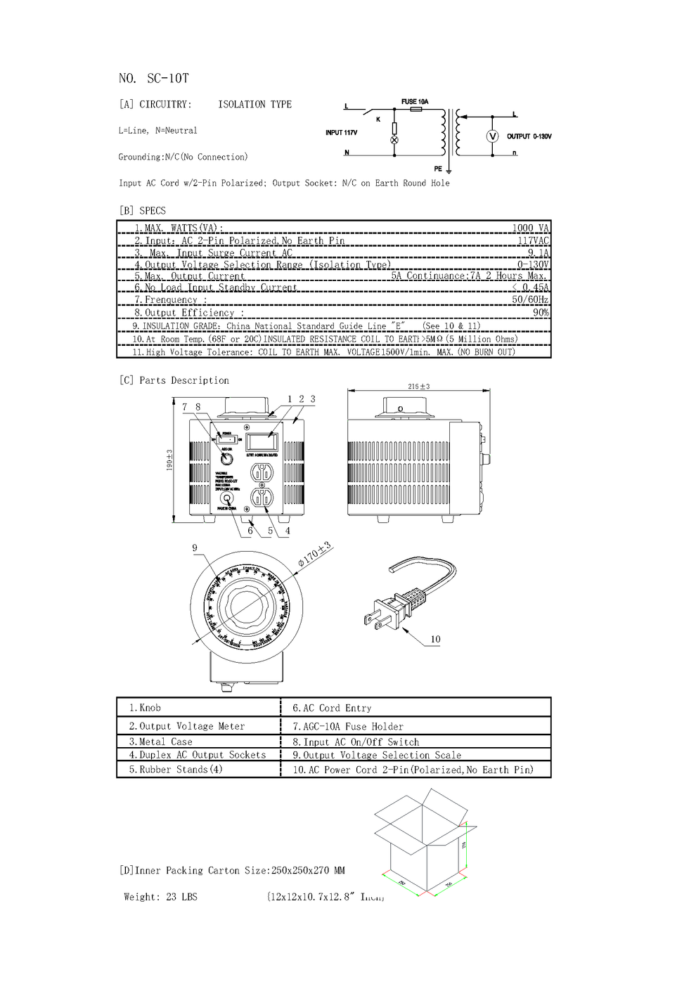 AC-DC AC-AC Power supply adapters, Variable and Isolation Transformer ...