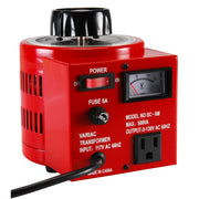 Variable transformer SC-5M by PHC Enterprise, Inc., 500VA, 0–130VAC benchtop variac with adjustable voltage control.